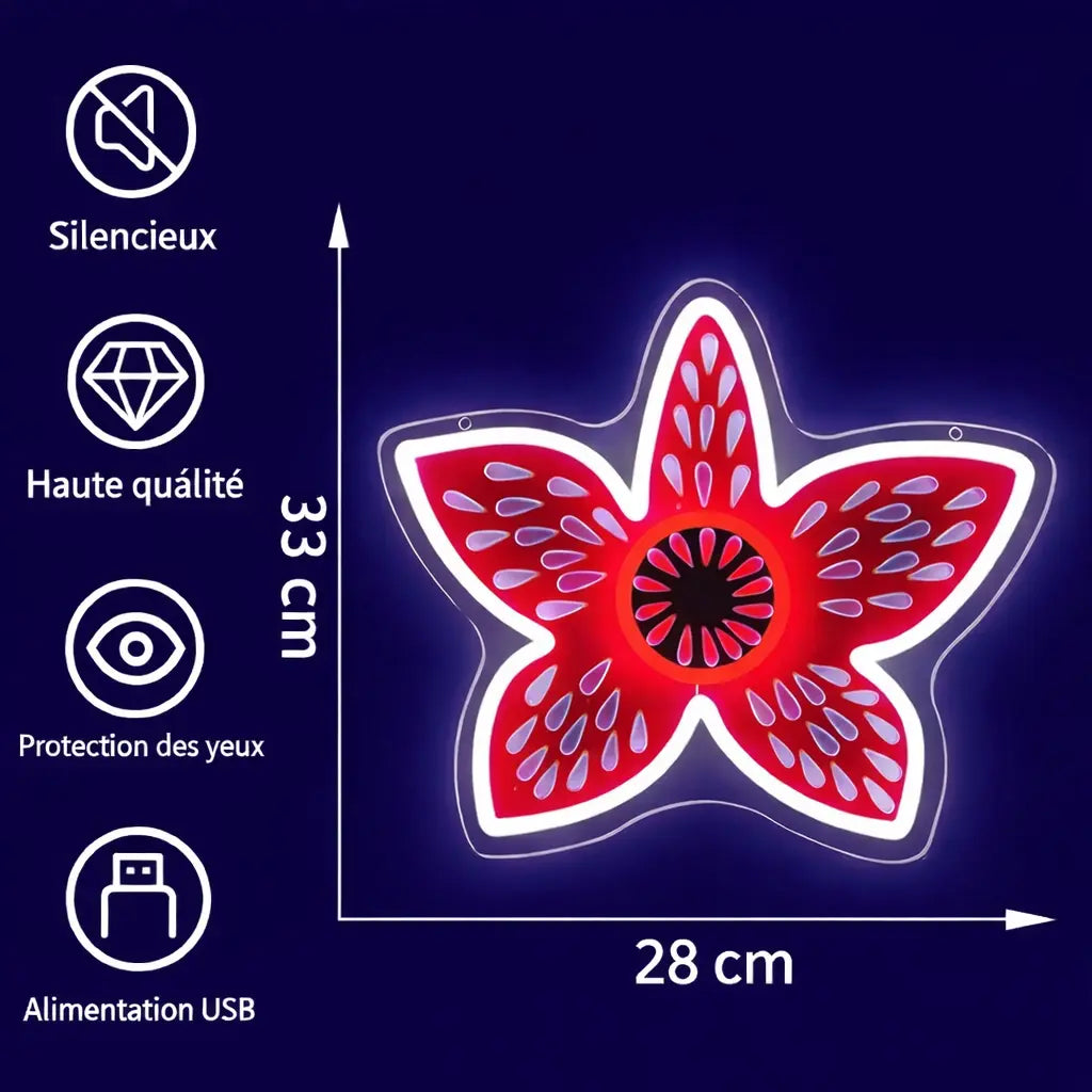 Lampe Néon Demogorgon